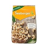 Seeberger Cashewkerne Ganze Cashew Nüsse - reich an Proteinen, Vitaminen & Mineralstoffen - Naturbelassen - ohne Zusatzstoffe, vegan (1 x 500 g)