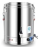 Kommerzielle Große Kapazität Gastronomie Urne Heißwasserkocher Spender Edelstahl 30-110°C Temperaturregelung für Café Büro Zuhause