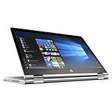 HP Pavilion x360 (14-ba012ng) 35,6 cm (14 Zoll / FHD-IPS) Laptop (Intel Core i7-7500U, 128 GB SSD, 1 TB HDD, 8 GB RAM, NVIDIA GeForce 940MX, Windows 10 Home 64) silber
