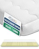 3D Deluxe 7 Zonen Kaltschaum Topper 180x200 cm - Matratzen Topper 180 x 200 in 8cm Höhe - Premium Kaltschaum-Topper mit hochwertigem Lyocell-Bezug
