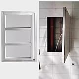 HWLL Revisionsklappe Versteckte Zugangstüren aus Aluminiumlegierung, Touch-Latch-Service-Revisionslochabdeckung, Bündig Montierte Zugangslukenplatten aus Fliesen/Marmor/Holzfurnier(60x70cm/24x28in)