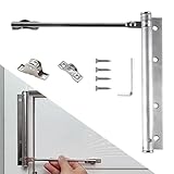 KUBDPQOR Automatischer Türschließer - Qualität Stück Türschließer für Innen- und Außentüren, Automatische & Leise Schließung, Keine Bohrung Erforderlich
