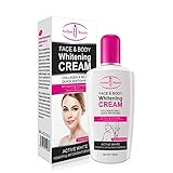 120ml Körpercreme, Kollagenmilch Gesichtskörpercreme Hautaufhellung Feuchtigkeitsspendende Körperlotion Hautaufhellende Creme Körperpflege