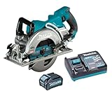 Makita RS001GZ Akku-Handkreissäge 65mm 40V max. (ohne Akku, ohne Ladegerät), Petrol