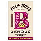 Billington’s Dark Muscovado unraffinierter dunkler Rohrzucker 500G – importiert von Shestore24