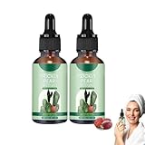Kaktusfeigenkernöl Bio Kaltgepresst,2PCS Reines Kaktus Ätherische Öle,Gesichtsöl, Anti Falten und Augenringe, Natürlich Kaltgepresstes Kaktusfeigenöl,Natürliche Feigenkaktusöl, für Gesicht und Körper