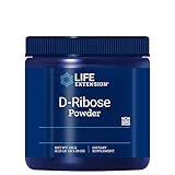 Life Extension, D-Ribose Pulver, 150 gramm, 5000mg D-Ribose je Dosis, Geschmacksneutral, Vegan, Glutenfrei, Sojafrei, GMO frei