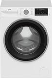 Beko B3WFU58415W1 Waschvollautomat 8 kg, Waschmaschine, Restzeitanzeige, Schleuderwahl, 1400 U/min, Dampffunktion, AddXtra-Nachlegefunktion, Bluetooth, StainExpert, Hygiene+ allergikergeeignet, Weiß