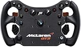 FANATEC CSL Elite Offiziell Lizenziertes McLaren GT3 v2 Xbox Sim Racing Lenkrad – Analoge-Paddles, Magnetschaltwippe, Multipositionsschalter, OLED-Display für PC, PS5, PS4, Xbox Series X|S, Xbox One