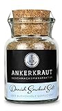 Ankerkraut Danish Smoked Salt, dänisches Rauchsalz, grob, Wikinger Rauchsalz, 160g im Korkenglas