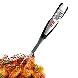 Digitaces Digitales Kochthermometer, kabelloses Grillthermometer, Temperatursonde, wasserdicht, kabellos, Gabel für die Küche, für den Grill
