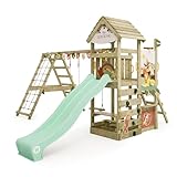 Disney's Der König der Löwen Story Spielturm von Wickey - Klettergerüst, Kletterturm, Gartenspielgerät für Kinder - Outdoor Garten Spielplatz aus Holz mit Sandkasten