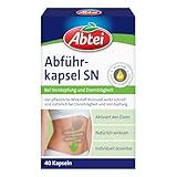 Abtei Abführkapseln - aktiviert den Darm bei Verstopfung und Darmträgheit - natürlich wirksam mit pflanzlichem Rizinusöl - 1 x 40 Weichkapseln | 40 Stück (1er Pack)