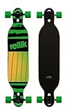 Rellik - Longboard Green Pattern Drop Throug