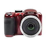 KODAK Pixpro AZ252 - Digitale Bridgekamera (16 MP, 25-facher optischer Zoom, HD-Video, 3'-LCD-Monitor) Rot