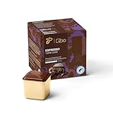 Tchibo Qbo Espresso Flavoured Dark Chocolate Premium Kaffeekapseln, 8 Stück (Espresso, Intensität 7/10, aromatisch und schokoladig), nachhaltig, aus 70% nachwachsenden Rohstoffen