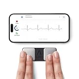 KardiaMobile 1-Kanal-EKG-Herzfrequenzmesser – EKG-Aufzeichnung zu Hause – Erkennt Vorhofflimmern – Sofortige Ergebnisse in 30 Sekunden – Einfach zu verwenden – Funktioniert mit den meisten Smartphones