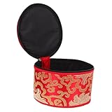 GOOHOCHY 1 Stück Buddha-klangschalentasche Fall Schüsseln Lagerung Antiquität Meditation Klangschalengehäuse Tasche Für Klangschalen Antiker Klangschalenkoffer Klangschale Tasche Baumwolle