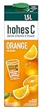 hohes C Orange (1 x 1,5l), 100% Saft, Orangensaft, Acerolasaft, Vitamin C, ohne Zuckerzusatz laut Gesetz, vegan