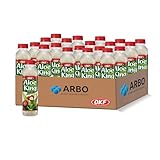 OKF Aloe Vera Lychee 20x 500ml – Aloe-Getränk mit 30 % Aloe Vera & Fruchtstückchen – Litschi-Geschmack – Erfrischend, vegan & fruchtig – Original aus Korea