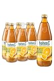 hohes C Milde Orange (6 x 1l), 100% Saft, Orangensaft, Vitamin C, ohne Zuckerzusatz laut Gesetz, weniger Säure, vegan