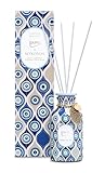 ipuro x Mykonos Raumduft 240ml - Limited Edition Sommerduft mit Bergamotte, Pfingstrose & Moschus - Maritimer Duft für mediterrane Frische - Lufterfrischer für die Wohnung - Diffuser mit Stäbchen