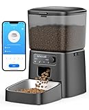 oneisall 3.5L Futterautomat Katze, WiFi Intelligenter Katzenfutter Automat, APP-Steuerung, 1-10 Mahlzeiten pro Tag, Futterspender für Katzen/Hunde, mit Edelstahlnapf