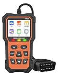 WODHMIEY OBD2 Diagnosegerät OBD-II Fehlercode Scanner, Auto Motor Diagnosegerät mit TFT Display, Echtzeit-Daten, Leistungstests, Auto-Fehlerdiagnose & Reparatur, O2-Sensor Analyse für iOS & Android