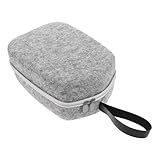 KONTONTY Schutzfilztasche für VR Brillen mit Griff Stoßfeste Aufbewahrungstasche für Tragbare VR Brillen Handtasche mit Großem Fassungsvermögen Multifunktional für Reise und Zubehör