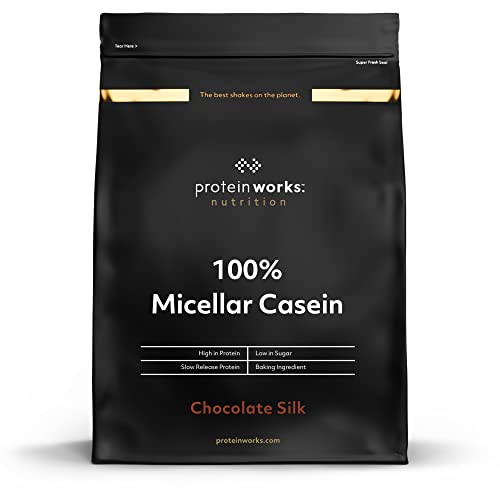 100% Micellar Casein | CHOCOLATE SILK | von THE PROTEIN WORKS |500g | Perfekter Shake zur Regeneration über Nacht