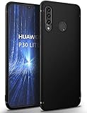 BENNALD Hülle für Huawei P30 Lite, Soft Schutzhülle Case Cover - Premium TPU Tasche Handyhülle für Huawei P30 Lite (Schwarz,Black)