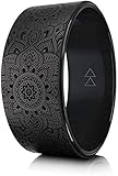 Yoga Design Lab Yoga Wheel | Extra stark, Dharma Rad, umweltfreundlich | intensivere Dehnung, verbessert die Haltung (Mandala Night)