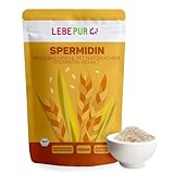 Lebepur BIO Spermidin 500g | Weizenkeime mit natürlichem Spermidin | Weizenkeimpulver | Spermidin-Gehalt 420 mg pro kg | kontrolliert rückstandsfrei | vegan & laktosefrei | Produkt aus Deutschland