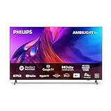 Philips Ambilight TV | 75PUS8808/12 | 189 cm (75 Zoll) 4K UHD LED Fernseher | 120 Hz | HDR | Dolby Vision | Google TV | VRR | WiFi | Bluetooth | DTS:X | Sprachsteuerung
