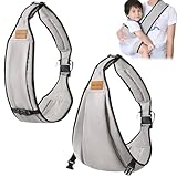 SupRovare Hüfttrage,Hüfttrage Kleinkind,Verstellbare Babytragetuch,Babytrage Seitlich,Multifunktionale Tragegurt Baby für Babys von 6 bis 36 Monaten (Grau)