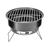Toyvian Tragbarer Camping Grill Klappbarer Outdoor Bbq Grill für Garten und Picknick Robuster Grillrost Rostfrei Leicht zu Reinigen für Mobile Grillabende