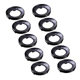 EXAOMBLE 10 Stück Teiliges Set Kugelständer Schwarze Dekorative Basis für Kristallkugeln und für Wohnzimmer Büro und Schlafzimmer Deko
