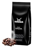 Kaffee CAFFÈ CREMA von Sansibar, 8x1000g ganze Bohnen