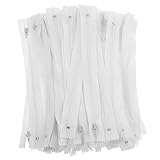 Uonlytech 100 Stück Unsichtbare Nylon Reißverschlüsse Selbstverriegelnd für Nähprojekte Bekleidung Taschen und Langlebiges Material Einfacher Einsatz Vielseitig Einsetzbar