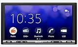 Sony XAV-AX3250ANT inkl. DAB+ Antenne | Media Receiver 7 Zoll Touchscreen, CarPlay, Android Auto, Weblink 2.0, Bluetooth, A/V Eingang, Schwarz