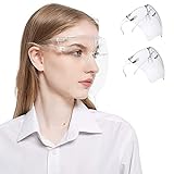 2-Pakete Schutz Anti-Fog Gesichtsschutz, klare Anti-Fog Schutzbrille Gesichtsschutz, Anti-Vertigo optisches Design, geeignet für Männer, Frauen und Brillenträger