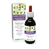 Hirtentäschel (Capsella bursa-pastoris) Kraut Alkoholfreier Urtinktur Naturalma - Flüssig-Extrakt Tropfen 120 ml - Nahrungsergänzungsmittel - Veganer