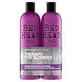 Tigi Bed Head Dumb Blonde Shampoo und Conditioner für blondes Haar, 750 ml, 2 Stück