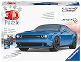 Ravensburger 3D Puzzle 11283 - Dodge Challenger SRT Hellcat Redeye Widebody - Das stärkste Muscle Car der Welt als 3D Puzzle Auto - 108 Teile - für Dodge Fans ab 10 Jahren