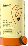 inne® Lutein Fruchtgummi, Lutein mit Meso-Zeaxanthin, Kinder Augengesundheit*, Leckere Fruchtgummis mit Heidelbeergeschmack, 30 Fruchtgummis, Bequemer Beutel