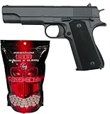 Set: Airsoft 0,5 Jule 6 mm BB Federdruck Softair + Fritz-Cell Softair Munition BBS 5000 Stück 0,20 g 6mm