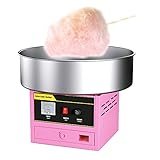 Kommerzielle Zuckerwatte-Maschine – 1200 W professionelle elektrische Zahnseidemaschine für Geburtstagsfeier in Silber – einfach zu bedienender Süßigkeitenbereiter