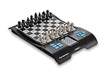 MILLENNIUM Europe Chess Champion M800 - Schachcomputer + 7 weitere Spiele (Dame, Halma, 4 gewinnt, Reversi, etc.) für Einsteiger und Kinder. Mit praktischem Figurenfach für Reisen und unterwegs.