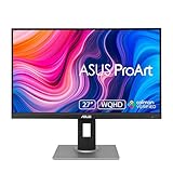 ASUS ProArt PA278QV - 27 Zoll WQHD Professioneller Monitor - 16:9 IPS, 2560x1440 - ergonomisch, Pivot, Calman, Rahmenlos, hohe Farbtreue - DVI, DisplayPort, HDMI, Mini-DP, USB-Hub