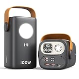 Power Bank, 60000mAh 100W Powerbank Große Kapazität, USB C Externer Handyakkus, Laptop Powerstation mit LED Taschenlampe, 5 Ausgängen für iPhone 16 15 14 13, Switch, Samsung, MacBook, Steam Deck, iPad